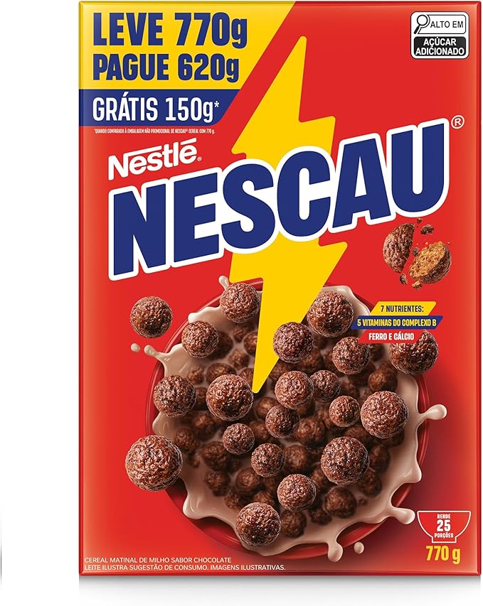 Nescau Cereal Matinal Tradicional Leve 770G